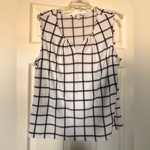 41 Hawthorne XL black-and-white blouse